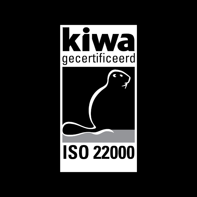 Kiwa ISO 22000 gecertificeerd